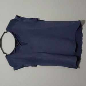 Fortune + Ivy Blue Short Sleeve Blouse